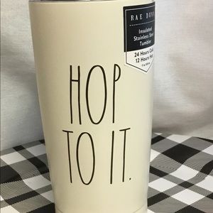 Rae Dunn insulated stainless steel tumbler NEW